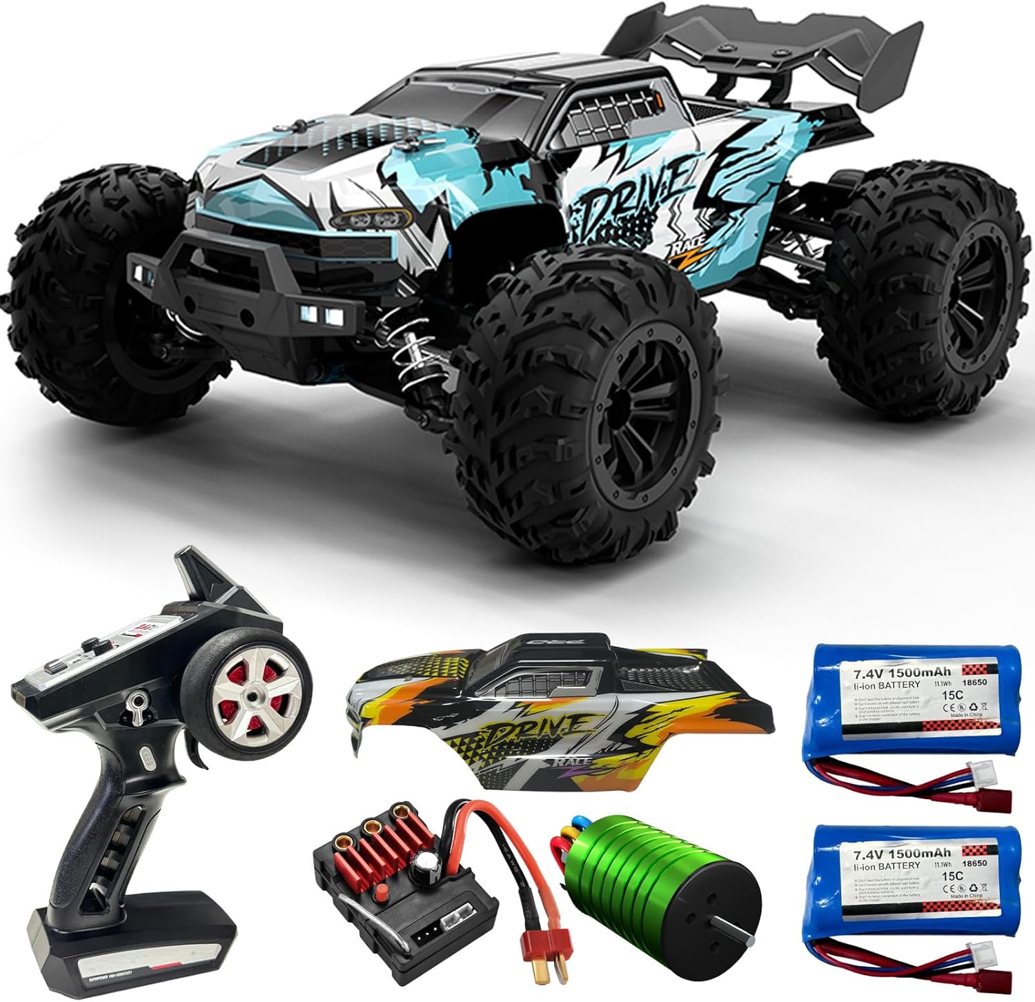 Rc Hobby Grade Monster Truck - Bezszczotkowy RC Monster Truck w skali