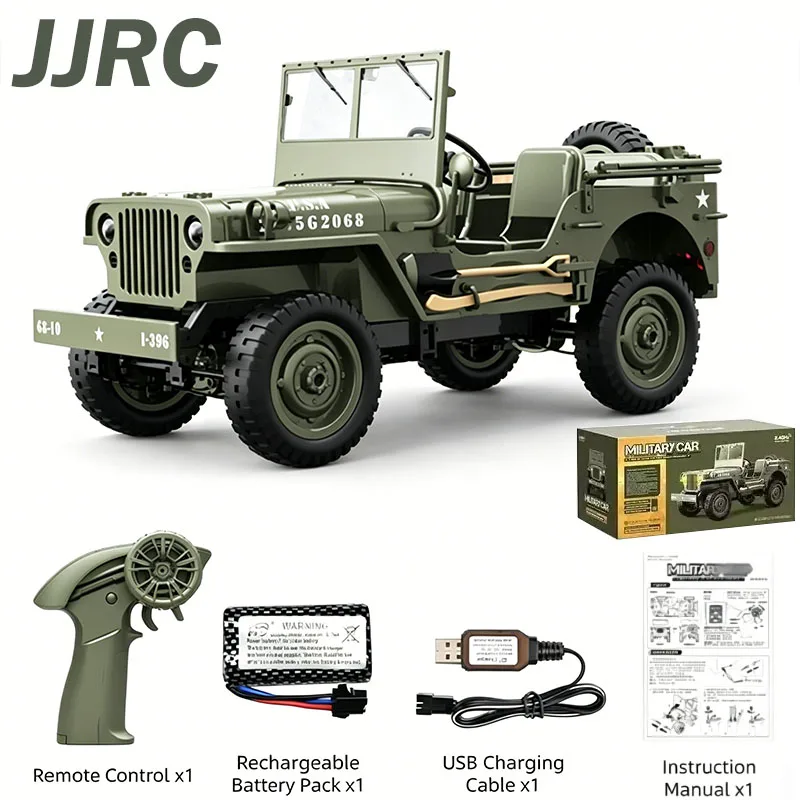Rc Hobby Grade Truck - JJRC 1:10 C8815 Samochód RC WILLYS