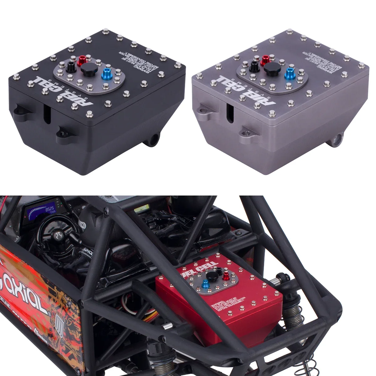 Rc Hobby Grade Truck - 1szt Aluminiowa skrzynka odbiorcza ogniwa paliwowego