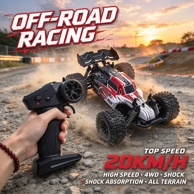 Rc Hobby Grade Monster Truck - Nowy samochód RC, 20 km/h, szybki