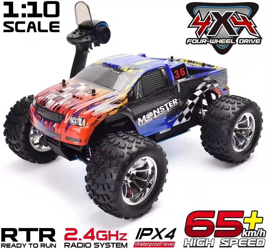 Rc Hobby Grade Truck - HSP RC Truck 1:10 Skala Nitro