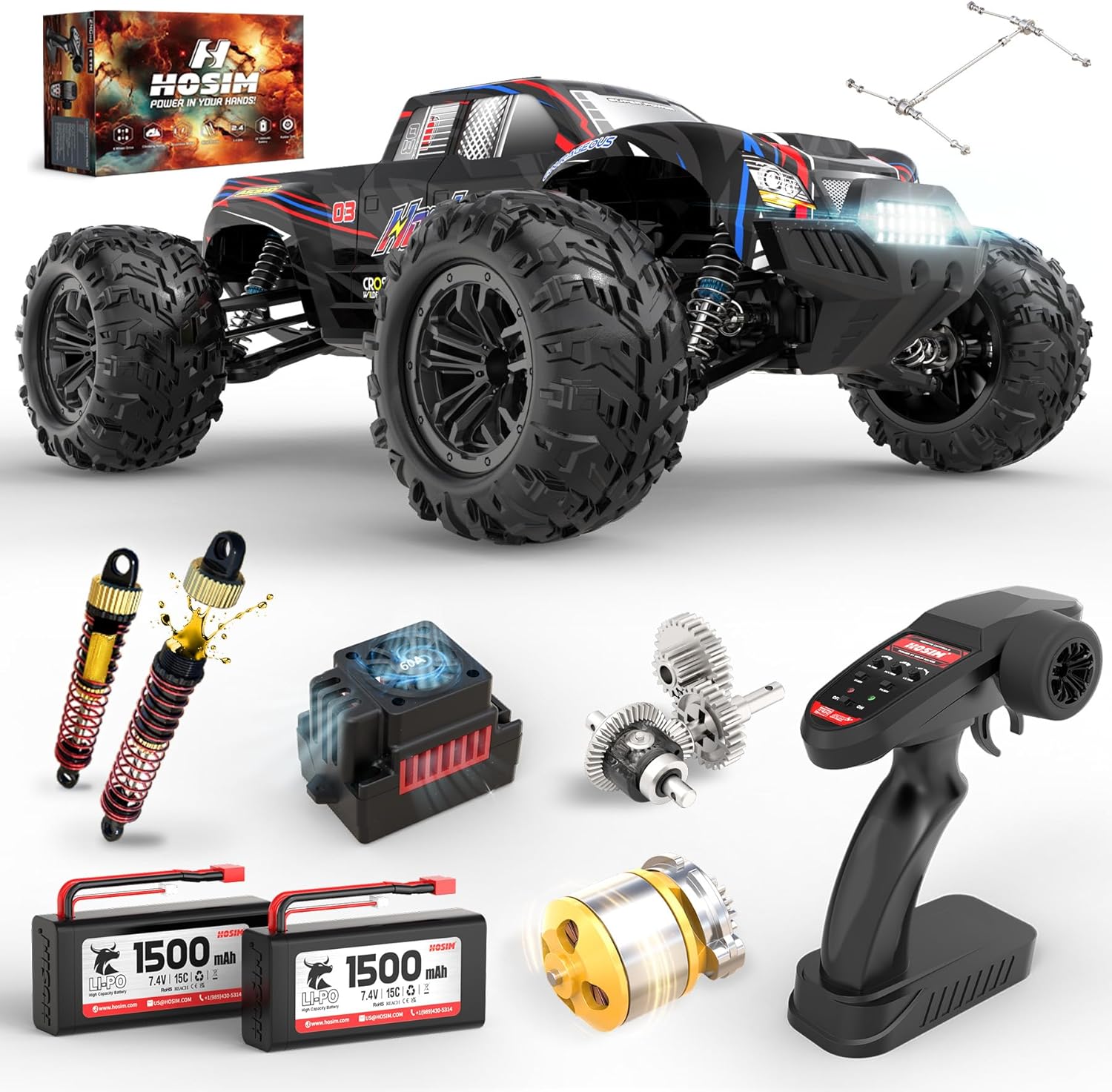 Bezszczotkowy model RC Monster – Rc Hobby Grade Monster Truck recenzja i cena