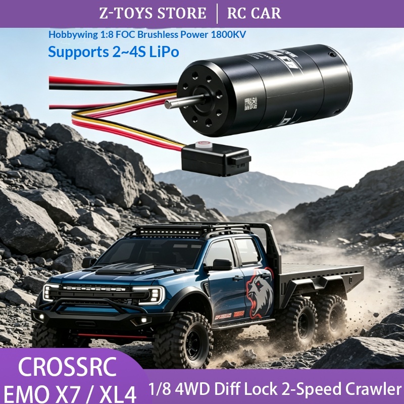 CROSSRC EMO X7 XL4 1/8 RC Craw – Rc Hobby Grade Truck recenzja i cena