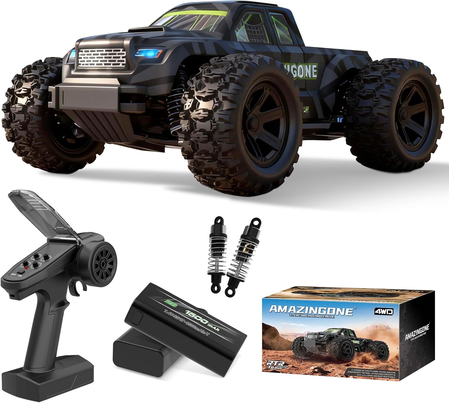 JT18W Samochód RC w skali 1/18 – Rc Hobby Grade Monster Truck recenzja i cena